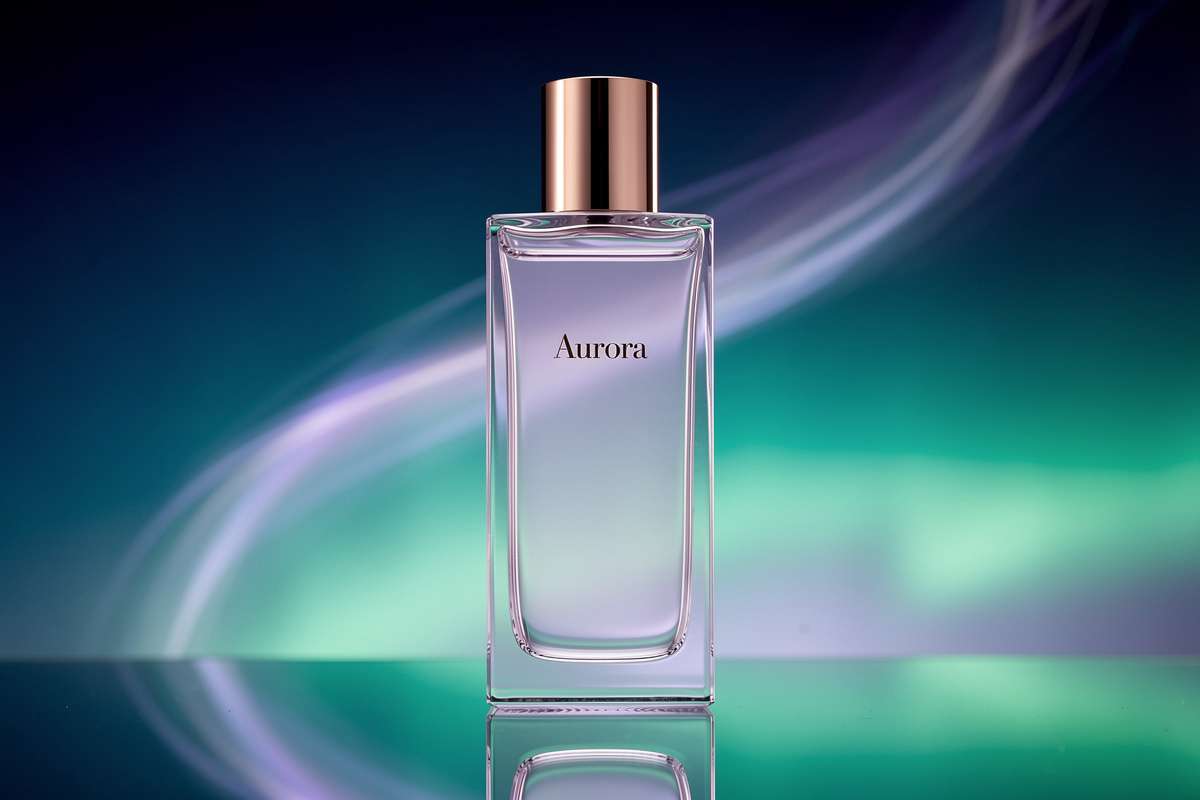 Botella del perfume Aurora de Noble Essence
